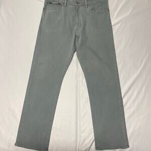 Polo Ralph Lauren Jeans 36x32 The Varick Slim Fit Straight 5 Pocket Pant Logo